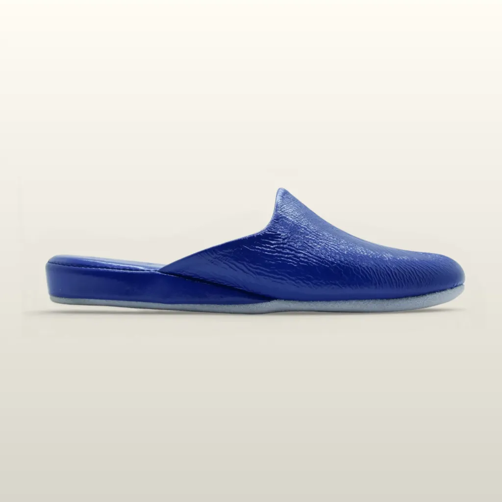 AMELLE cuir vernis (35, Vernis saphir)