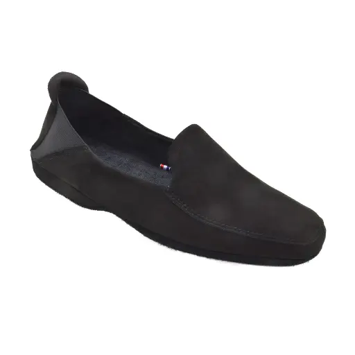 DENIS Chaussure d'intérieur cuir suédé