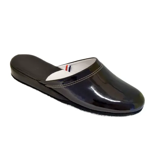 AMBRE Mule cuir vernis