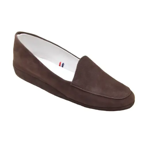 CLAIRE Chaussure d'intérieur cuir suédé